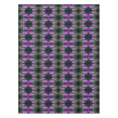 アスター絵を描フラワー抽象芸術上のレディーバタフライ テーブルクロス (正面)