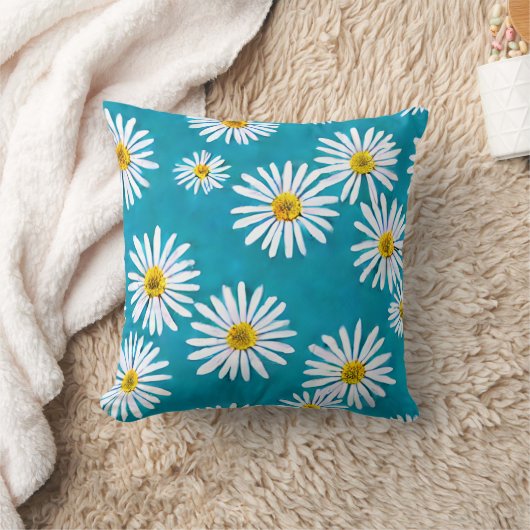 アスター花 クッション (ブランケット)