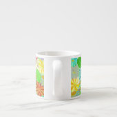 アスター&コーン花と熱帯葉の水彩 エスプレッソカップ (裏面)