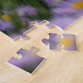 アスター（紫） ジグソーパズル (側面)