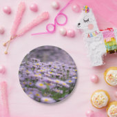 アスター（紫） ペーパープレート (パーティー)