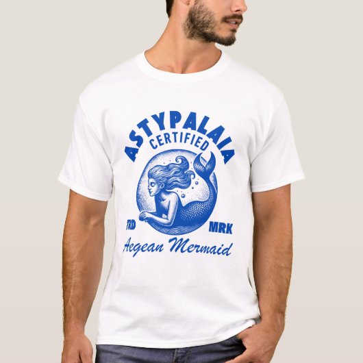 アスティパレア: 認定エーゲ海の人魚 Tシャツ (正面)