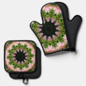 アスティルベリース 鍋つかみ&鍋敷きセット (正面/裏面)