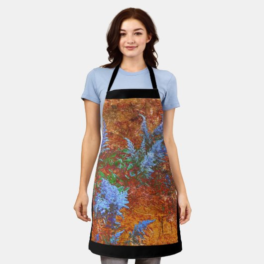 アスティーブルーオンボード エプロン (着用した状態)