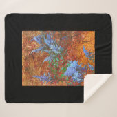 アスティーブルーオンボード シェルパブランケット (正面(横))