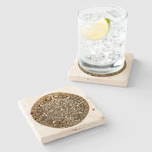 アステカなカレンダーの石のコースター ストーンコースター (横)