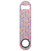 アステカなシェブロンのカラフルパターン スピード栓抜き (裏面)