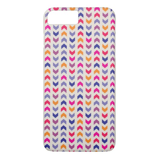 アステカなシェブロンのカラフルパターン Case-Mate iPhoneケース (裏面)