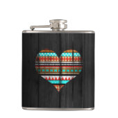 アステカなハート フラスク (正面)