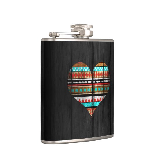 アステカなハート フラスク (右)