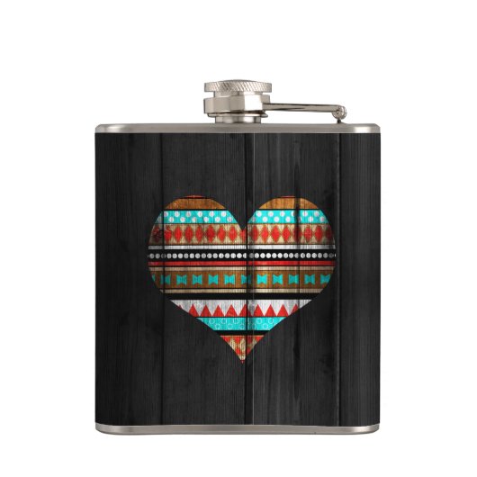 アステカなハート フラスク (裏面)