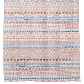 アステカなパターンシャワー・カーテン シャワーカーテン (正面)