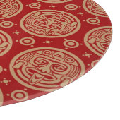 アステカなパターン カッティングボード (角)