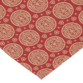 アステカなパターン ショートテーブルランナー (コーナー)