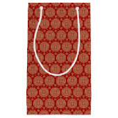 アステカなパターン スモールペーパーバッグ (正面)