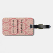 アステカなパターン ラゲッジタグ (裏面横)