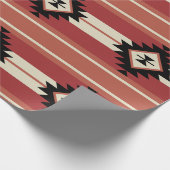 アステカなパターン ラッピングペーパー (角)