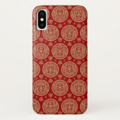 アステカなパターン Case-Mate iPhoneケース (裏面)