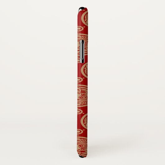 アステカなパターン Case-Mate iPhoneケース (裏面/右)