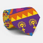 アステカなメキシコ人の抽象芸術パターン ネクタイ (ロール)