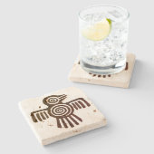 アステカなワシのコースター ストーンコースター (横)