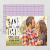 アステカな上敷|のセーブ・ザ・デート案内 セーブザデート (正面/裏面)