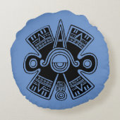 アステカな宇宙 ラウンドクッション (裏面)