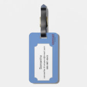 アステカな宇宙 ラゲッジタグ (裏面縦)