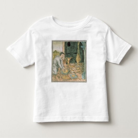 アステカな店の金ゴールドの目的 トドラーTシャツ (正面)