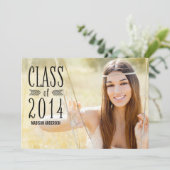 アステカな暗闇| 2014年の卒業のパーティの招待状 招待状 (スタンド正面)