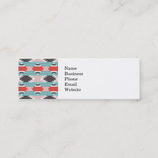 アステカな種族パターンネイティブアメリカンのプリント スキニー名刺