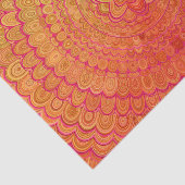 アステカな花の曼荼羅 薄葉紙 (詳細)