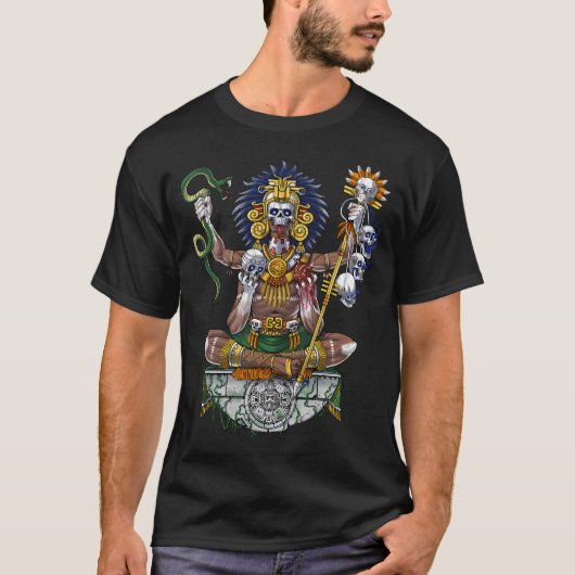 アステカのシャーマン Tシャツ (正面)