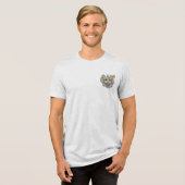 アステカのドラゴンとシンボルTシャツ トライブレンドTシャツ (正面全面)