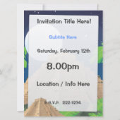 アステカのピラミッド 招待状 (裏面)