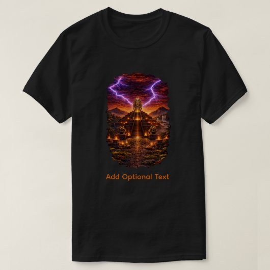アステカの幻想 Tシャツ (デザイン正面)