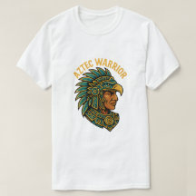 アステカの戦士 - 古代の力と勇気Tシャツ