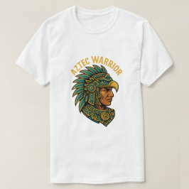 アステカの戦士 - 古代の力と勇気Tシャツ Tシャツ