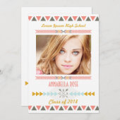 アステカはっきりした部写真卒業会 招待状 (正面/裏面)