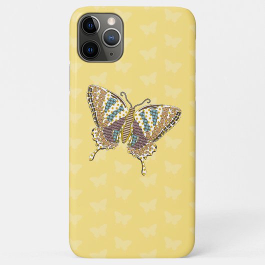 アステカアゲハチョウケース – マテ電話ケース Case-Mate iPhoneケース (裏面)