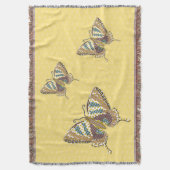 アステカアゲハチョウブランケット スローブランケット (正面縦)