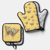 アステカアゲハチョウ 鍋つかみ&鍋敷きセット (正面/裏面)