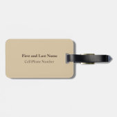 アステカインディアン ラゲッジタグ (裏面横)