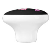 アステカカッコいい数々のインスパイアドッグ セラミックノブ (側面)