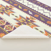 アステカカラフルシームレ鮮やかスパターン シェルパブランケット (3/4)