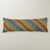 アステカカラフルス族パターンデザイン ボディピロー (正面)