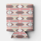 アステカスタイル2の幾何学的パターン 缶クーラー (裏面)