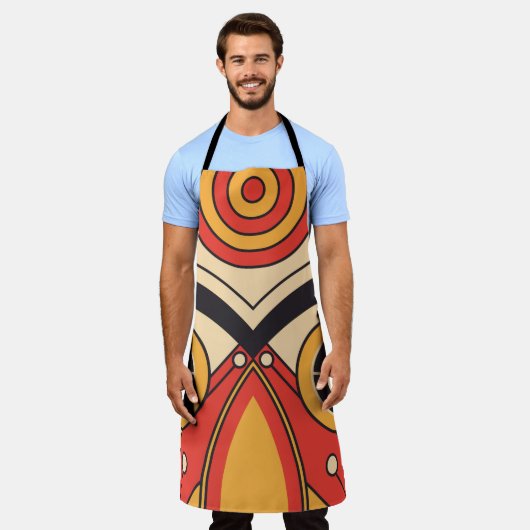 アステカスタイル エプロン (着用した状態)