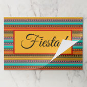 アステカストライプランチョンマット ペーパーパッド (折り畳み)