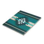 アステカデザインターコイズ タイル (側面)